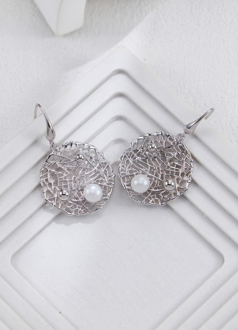 S925 Silver Pearl Earrings CE0290