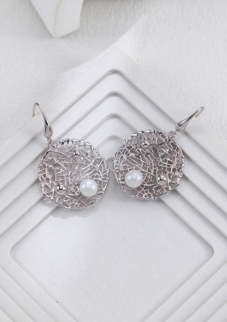 S925 Silver Pearl Earrings CE0290