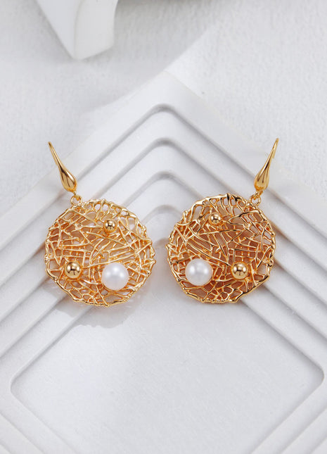 S925 Silver Pearl Earrings CE0290