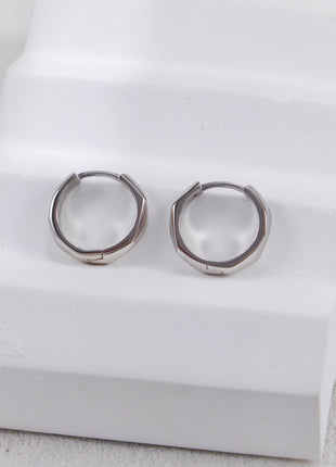 S925 Silver Rhombus Earrings CE0292