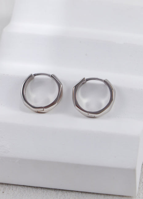 S925 Silver Rhombus Earrings CE0292