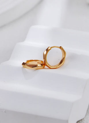 S925 Silver Rhombus Earrings CE0292