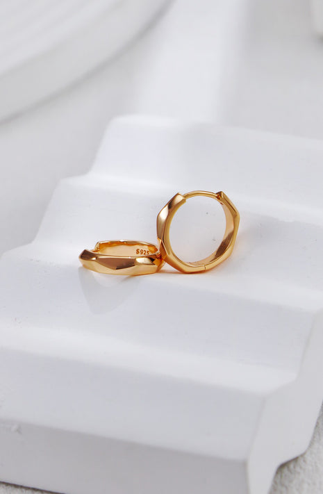 S925 Silver Rhombus Earrings CE0292