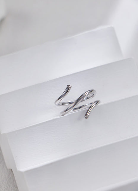 S925 Silver Ring with Zircon J0367
