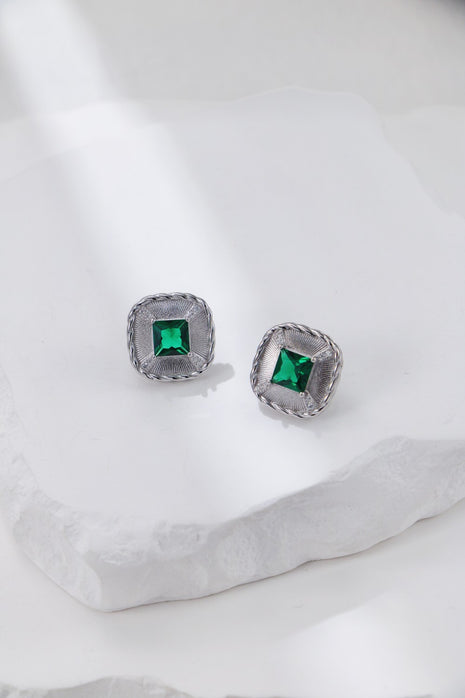S925 Sterling Silver Zircon Earrings CE0300