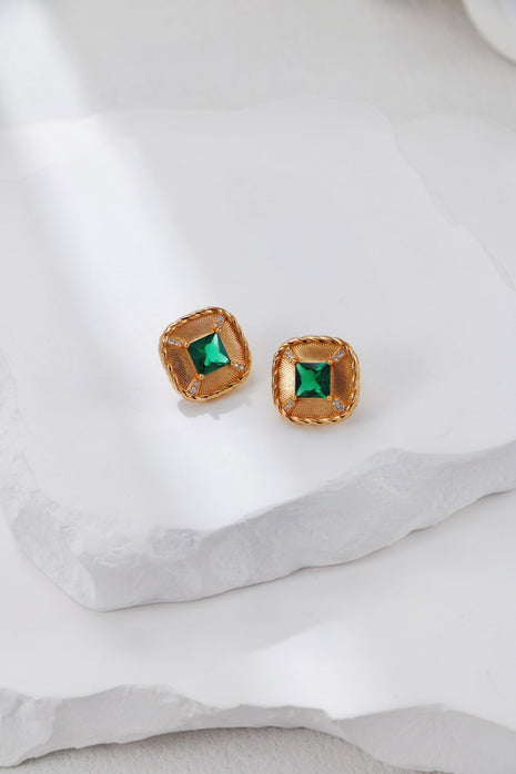 S925 Sterling Silver Zircon Earrings CE0300