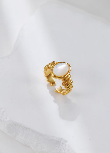 S925 Silver Braided Ring J0374