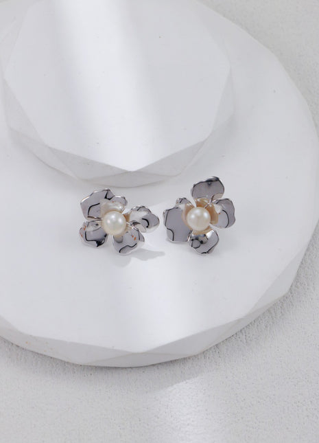 S925 Silver Pearl Earrings CE0305