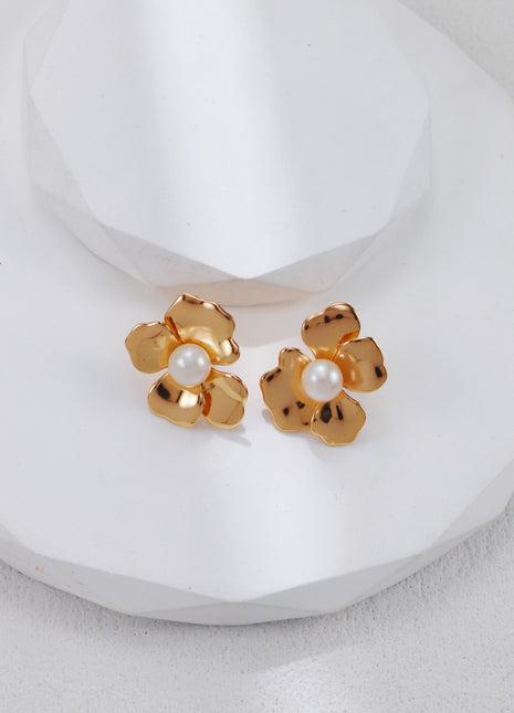 S925 Silver Pearl Earrings CE0305