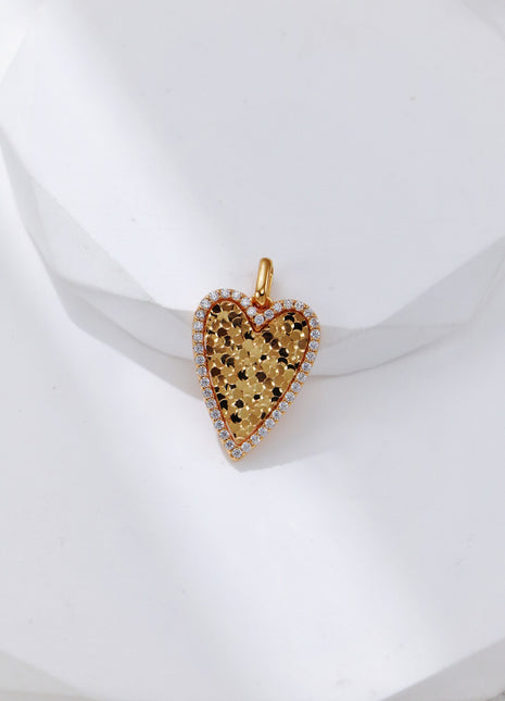 S925 Silver Diamond Pendant D0569