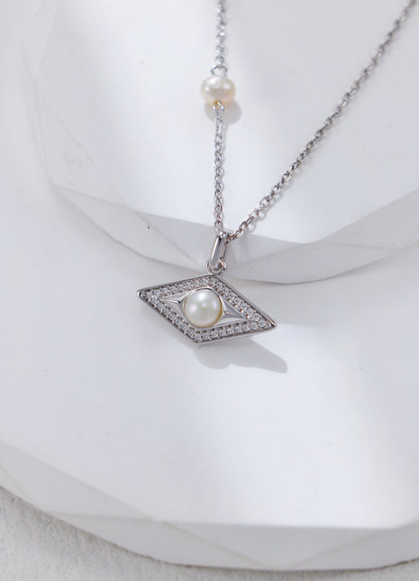 S925 Silver Pearl Earrings CE0344