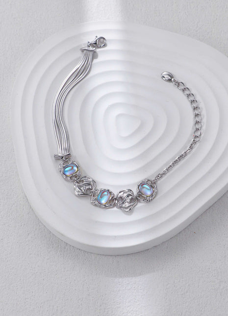 S925 Silver Moonstone Earrings CE0351