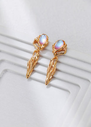 S925 Silver Moonstone Earrings CE0351