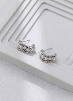 S925 Silver Bead Earrings CE0352