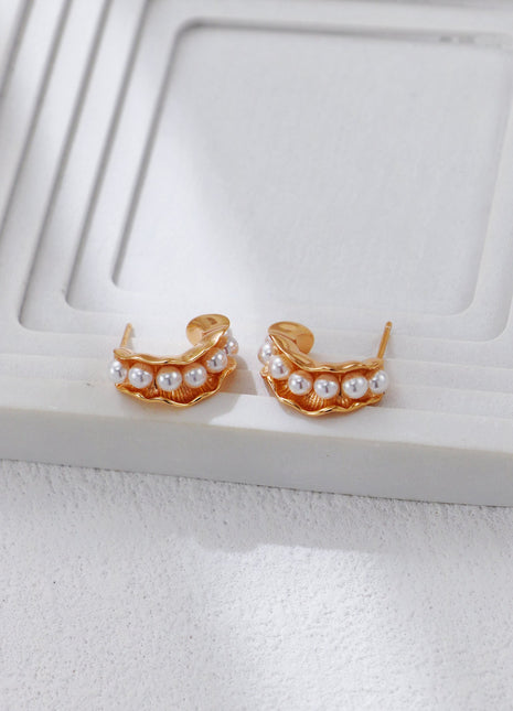 S925 Silver Bead Earrings CE0352