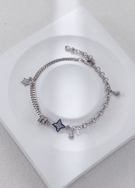 S925 Silver Zircon Bracelet SL0205