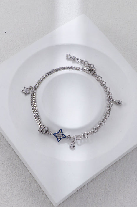 S925 Silver Zircon Bracelet SL0205