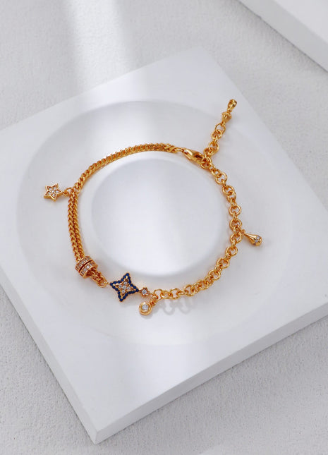 S925 Silver Zircon Bracelet SL0205