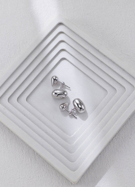 S925 Silver Commuter Earrings CE0373