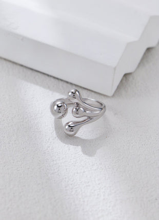 S925 Silver Fashion Ring J0399