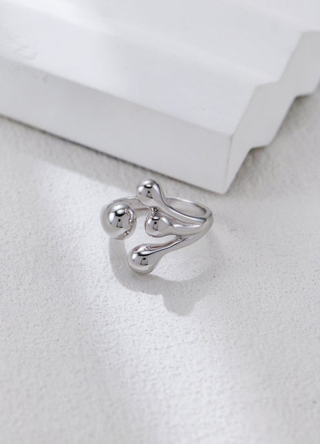 S925 Silver Fashion Ring J0399