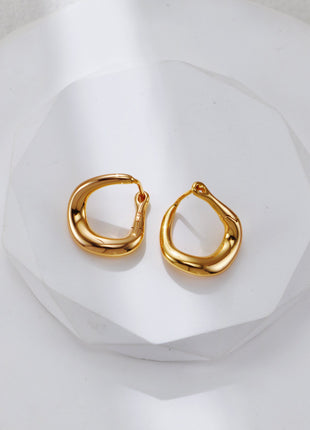S925 Silver Simple Earrings CE0366