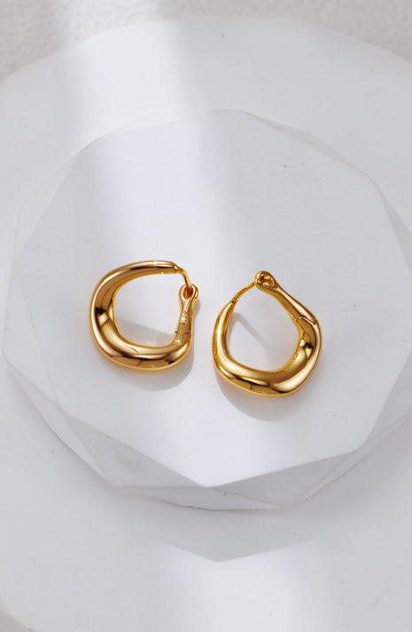 S925 Silver Simple Earrings CE0366