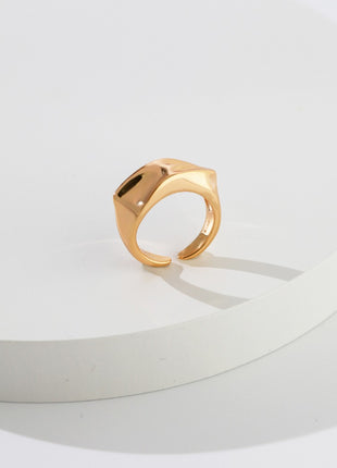 Simple Sterling Silver Ring J0136