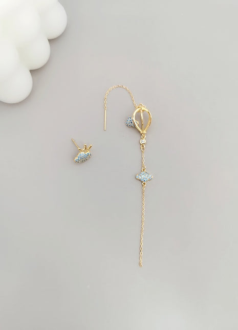 Circus Asymmetrical Earrings E0137