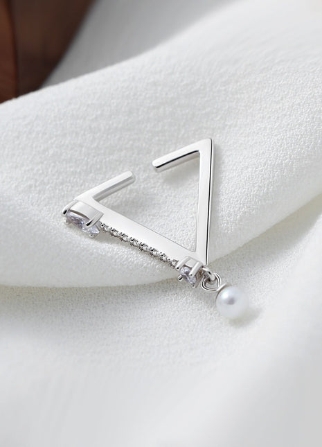 Sterling Silver Studded Ear Clamp E0385