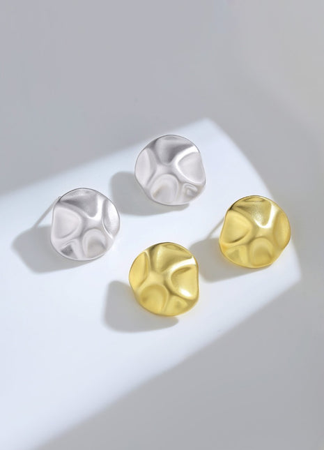 Pure silver earrings E0589