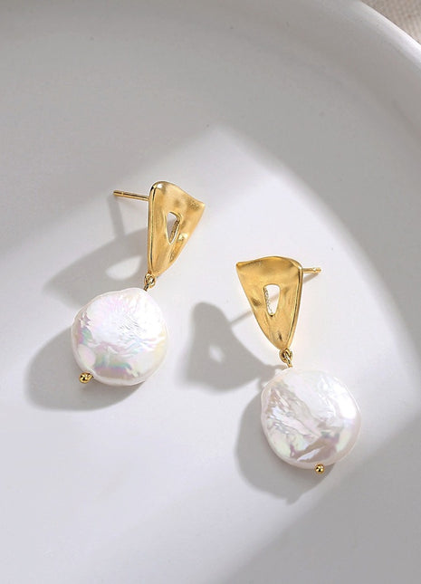 Heteromorphic Baroque Pearl Earrings E0609
