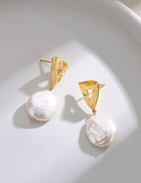 Heteromorphic Baroque Pearl Earrings E0609