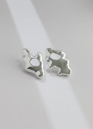 Sterling Silver AB Asym Earrings E0828