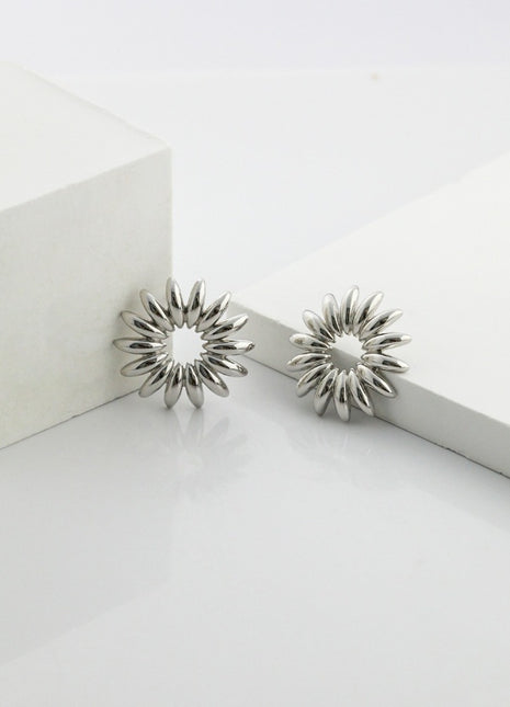 Pure silver earrings E0631