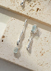 Earrings / Silver (natural color)