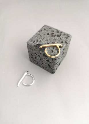 Liquid Series Silver Ring J0083