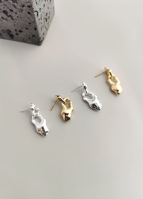 Lava Series Silver Earrings E0759