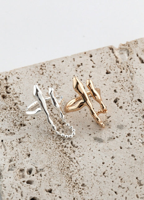 Sterling silver simple ring J0106