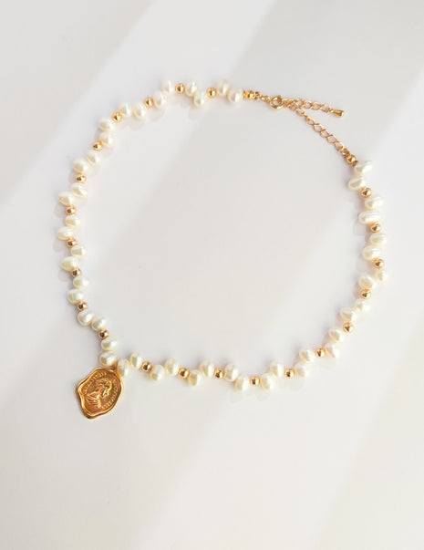 Natural Pearl Necklace D0276