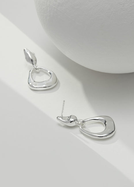 Lava Series Silver Earrings E0748-1