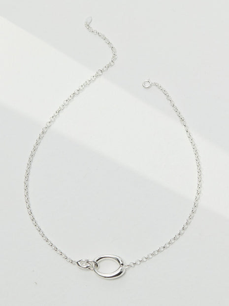 Lava Series Silver Necklace D0222-1