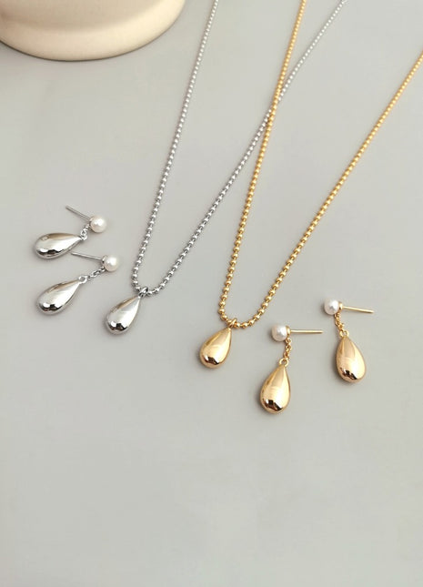 Sterling silver drops set E0757