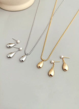Sterling silver drops set E0757