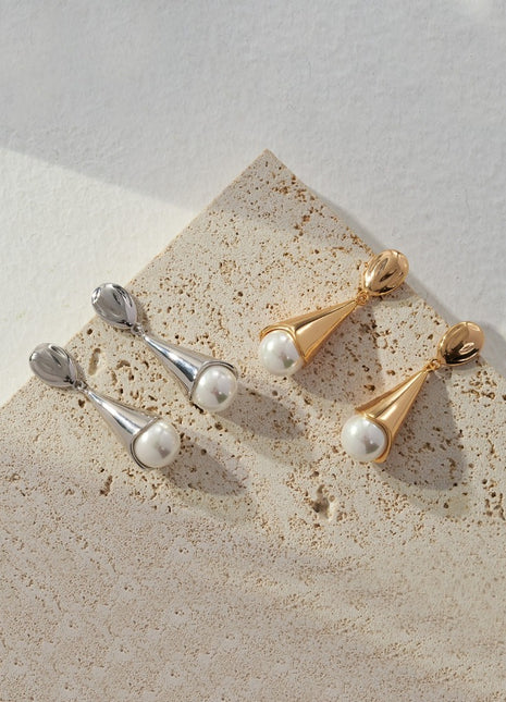 Bead Pearl Earrings E0758