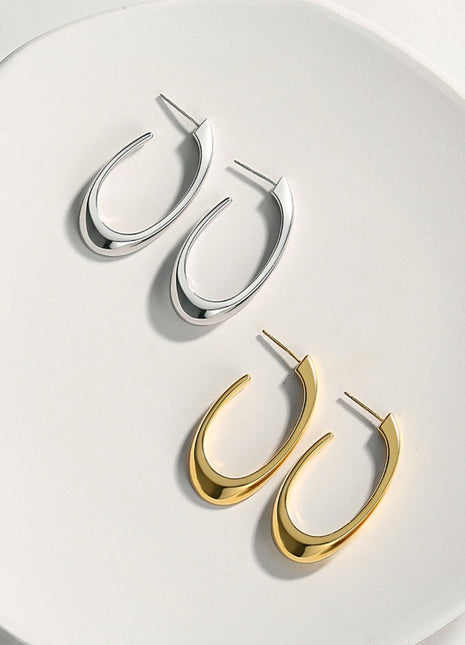 Pure silver earrings E0699