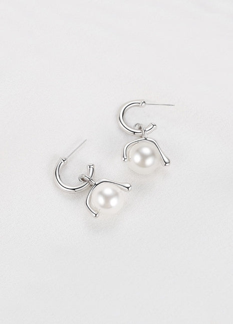 Bead pearl earrings E0528