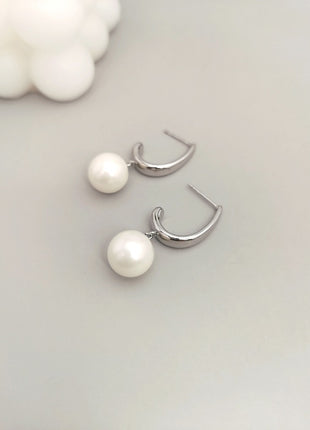 Bead pearl earrings E0574