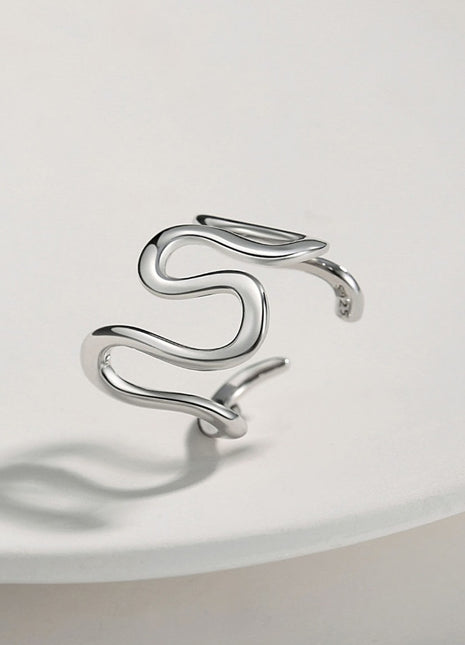 Simple Silver Ring J0058