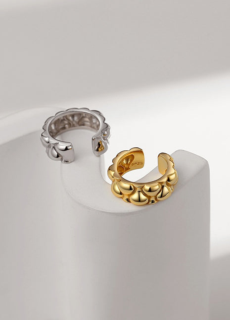 Pure Silver Ear Clips E0724